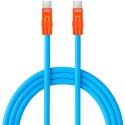 Kabel USB-C - USB-C 100 W 2 m Silikonowy Niebiesko-Pomarańczowy - Newell