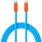 Kabel USB-C - USB-C 100 W 2 m Silikonowy Niebiesko-Pomarańczowy - Newell