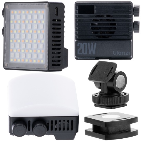 Lampa fotograficzna oświetleniowa LED - RGB, WB (2500 K - 9000 K) LE20 Ulanzi