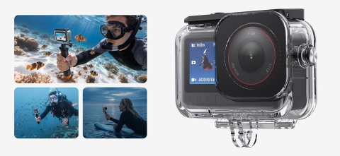 Obudowa ochronna wodoodporna do 60m dla DJI Osmo Action 6 - Telesin