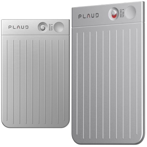 PLAUD Note (Srebrny) - Dyktafon AI z funkcją transkrypcji oraz tworzenia notatek