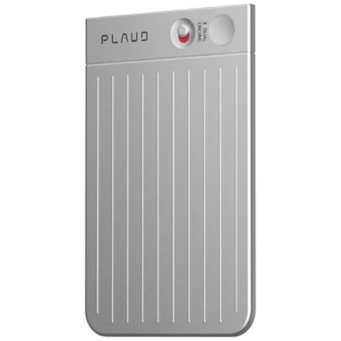 PLAUD Note (Srebrny) - Dyktafon AI z funkcją transkrypcji oraz tworzenia notatek