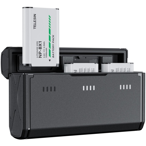 Potrójna ładowarka do akumulatorów Sony NP-BX1