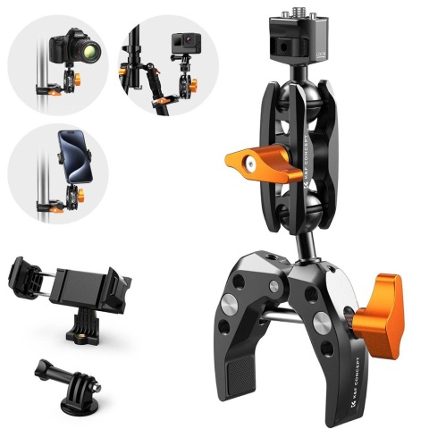 Ramię montażowe 1/4" z uchwytem do aparatów i kamer sportowych K&F Concept