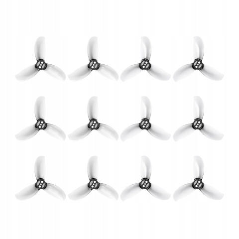 Śmigła drona BETAFPV Gemfan D2.2-3B 3-Blade Props 1.5mm Shaft zestaw 12 szt. (Clear Grey)