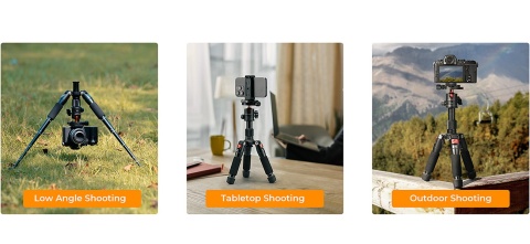 Statyw Tripod rozkładany z głowicą kulową K&F Concept