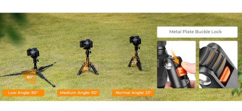 Statyw Tripod rozkładany z głowicą kulową K&F Concept