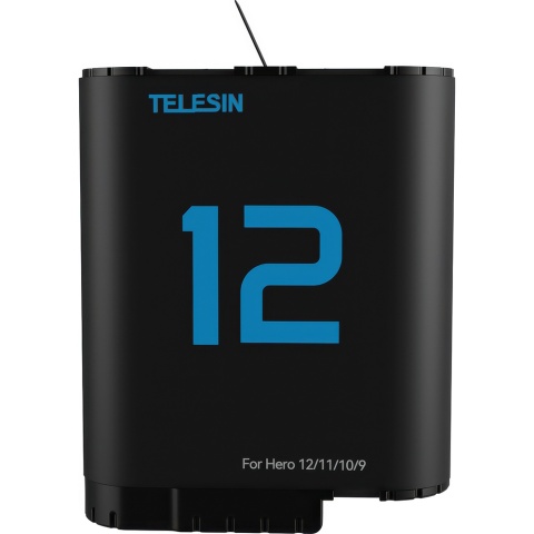 Akumulator bateria do GoPro Hero 12/11/10/9 - Fully decoded battery TELESIN