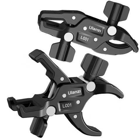 Uchwyt z 2 mocowaniami zaciskowymi typu Clamp Tube Clamp LC01 Ulanzi