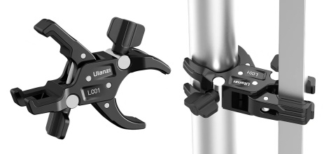 Uchwyt z 2 mocowaniami zaciskowymi typu Clamp Tube Clamp LC01 Ulanzi