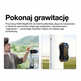 Głośnik bezprzewodowy wodoodporny z magnesem MagROCK - AGM Mobile