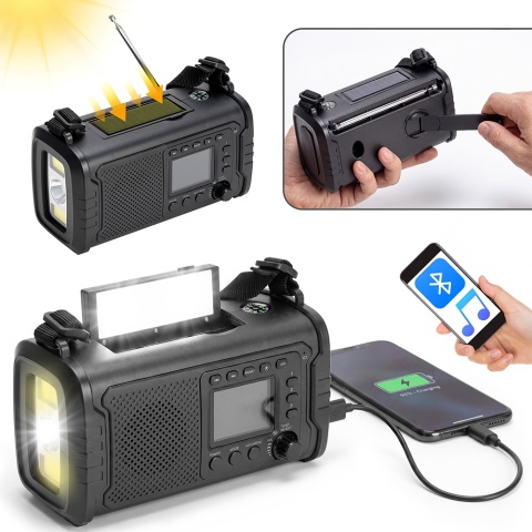 Radio przenośne 20000 mAh czarne Nomad RF01 Redleaf