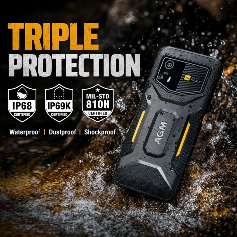 Smartfon pancerny H6 PRO - AGM Mobile