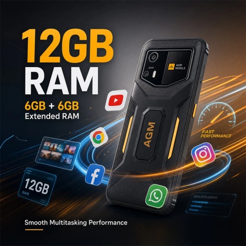Smartfon pancerny H6 PRO - AGM Mobile