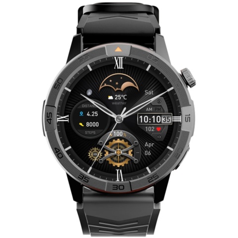 Smartwatch pancerny z dwoma opaskami czarna/pomarańczowa Legion Pro - AGM Mobile
