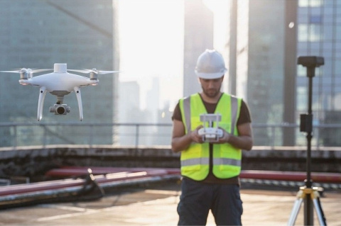 Dron do mapowania terenu DJI Phantom 4 RTK SDK