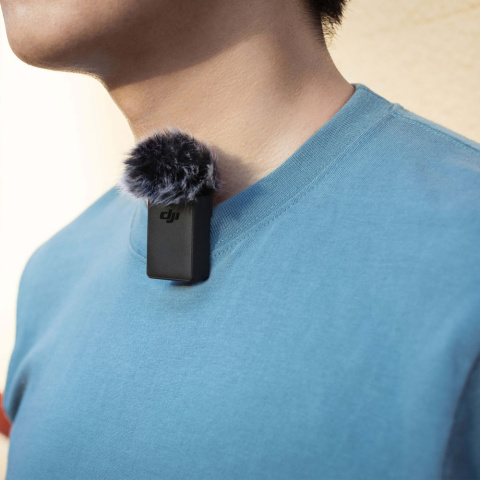Mikrofon bezprzewodowy transmiter do DJI Osmo Pocket 2 + osłona przeciwwietrzna
