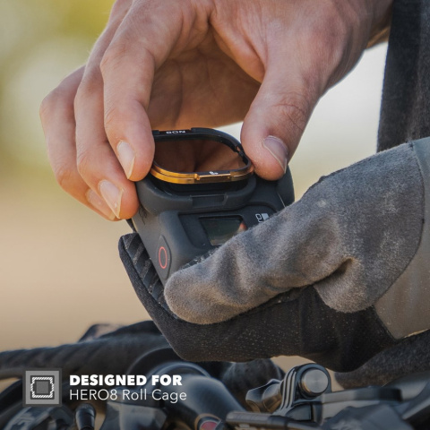 Zestaw filtrów ND PolarPro HERO 8 Black Rollcage Shutter