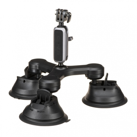 Potrójna przyssawka PGYTECH do kamer sportowych