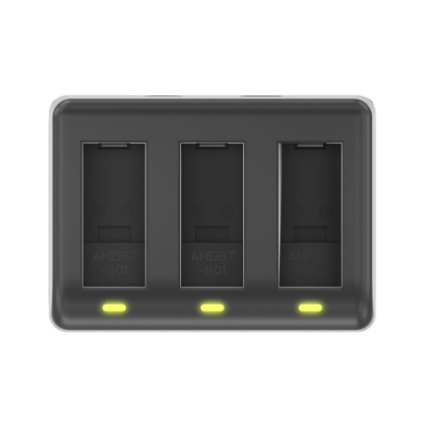 Ładowarka trójkanałowa do akumulatorów GoPro HERO 9 / 10 / 11 Black