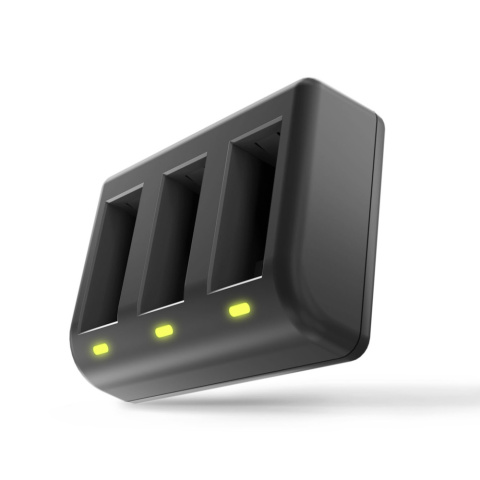 Ładowarka trójkanałowa do akumulatorów GoPro HERO 9 / 10 / 11 Black