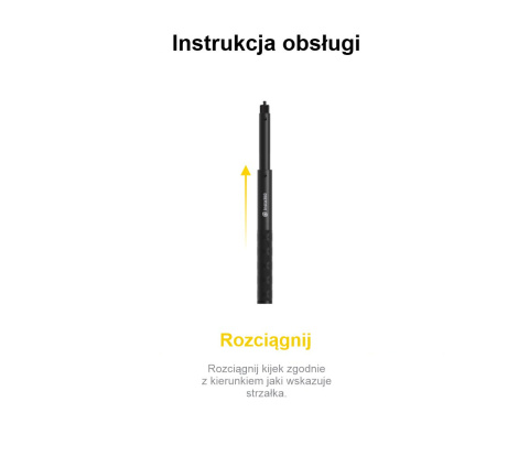 Wysięgnik teleskopowy Insta360 Invisible Selfie Stick - NEW