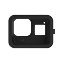Czarne etui silikonowe + osłona obiektywu do GoPro HERO 8 Black