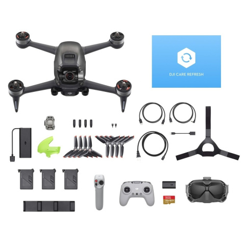 Dron DJI FPV Combo + Fly More Kit + Motion Controller + 2-letnie ubezpieczenie