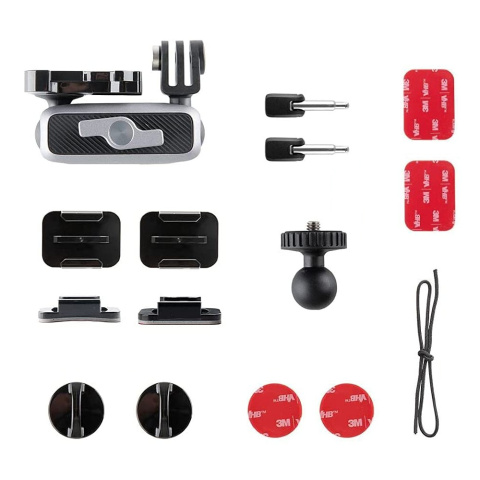 Samoprzylepny uchwyt kulowy na kask do kamer sportowych