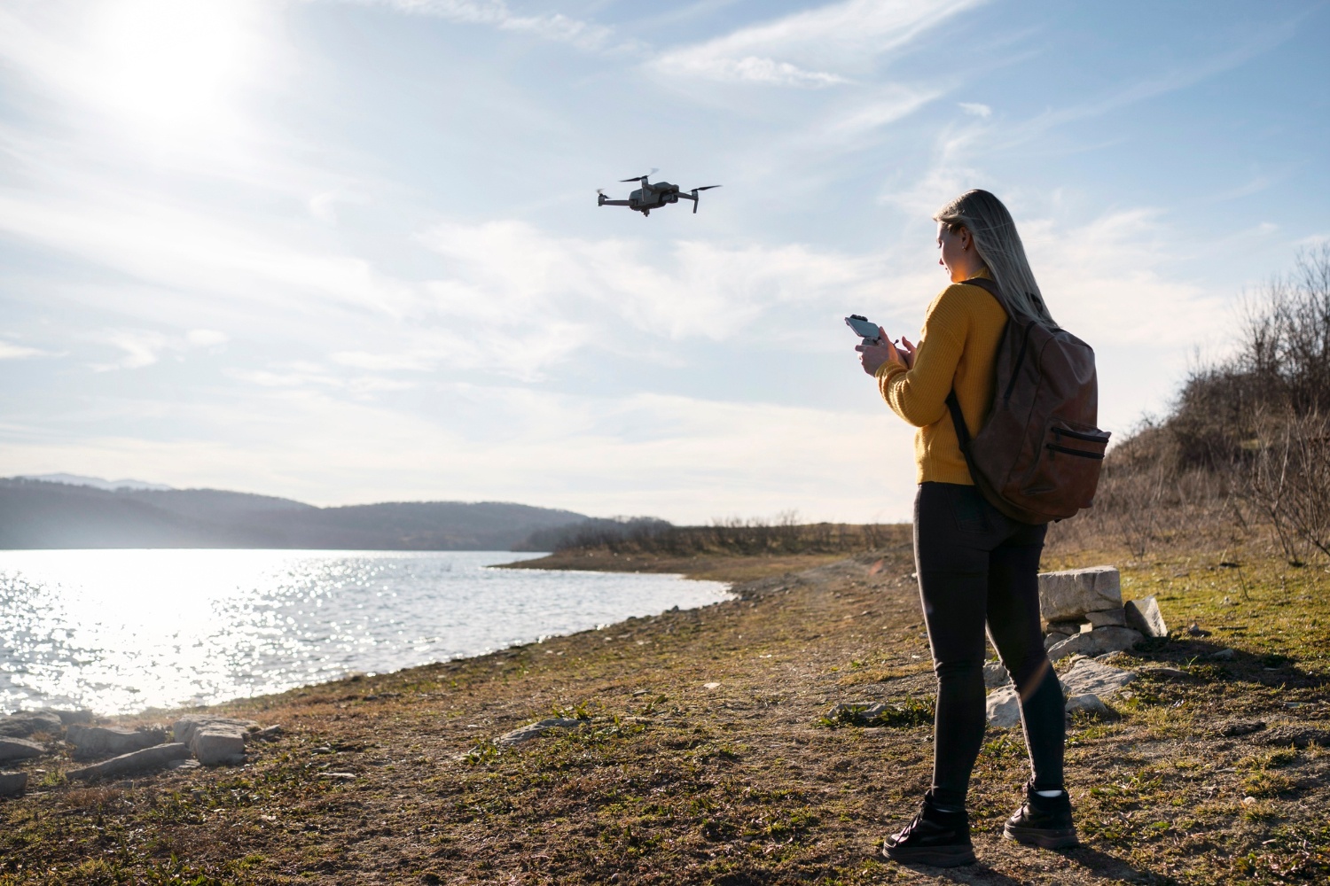 Czy można bezpiecznie latać dronem podczas silnego wiatru?