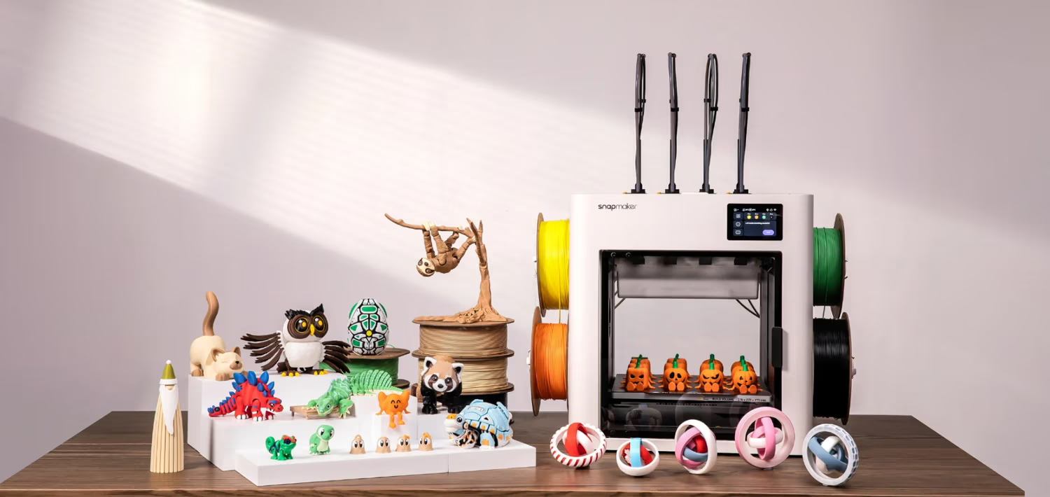 Drukarka 3D Snapmaker U1 oraz wydruki
